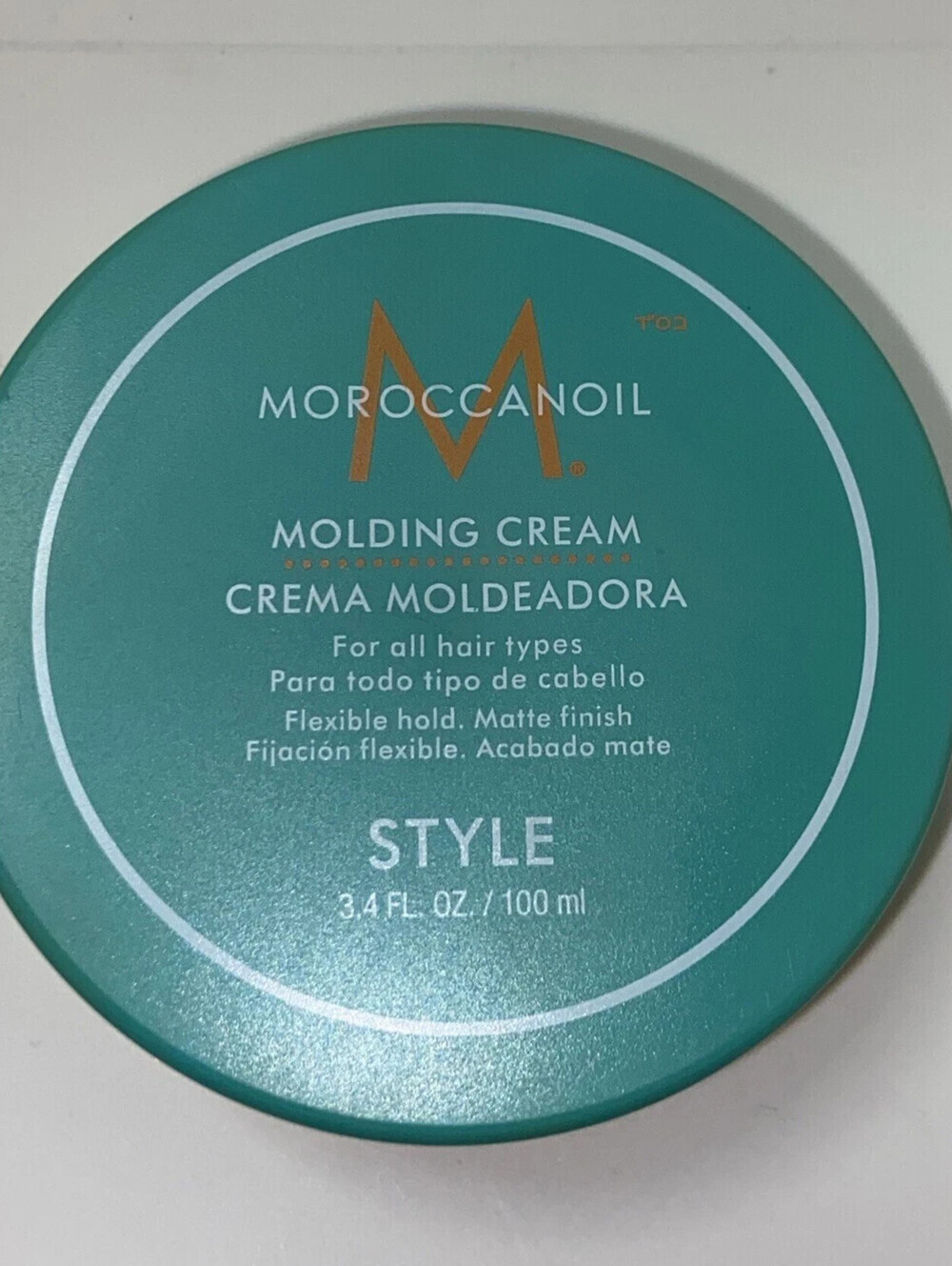 **SOLD** - MOROCCAN OIL MOLDING HAIR CREAM FOR ALL HAIR TYPES - STYLE 3.4 OZ